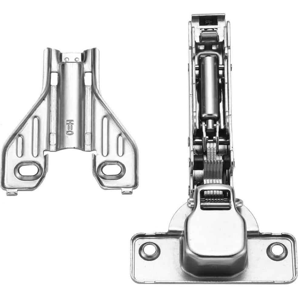 10 Bisagras de Cierre Suave Luokim para Gabinete Niquelado