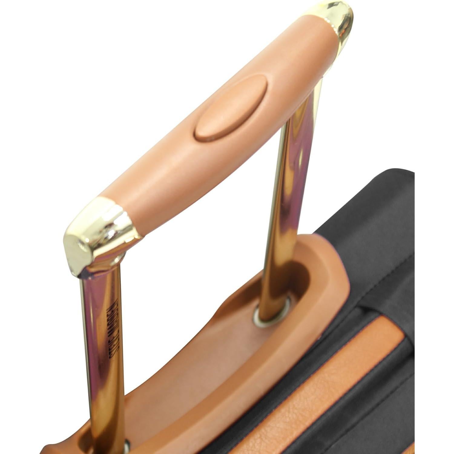 Maleta Expandible Steve Madden 24" Negra Ligera y Duradera