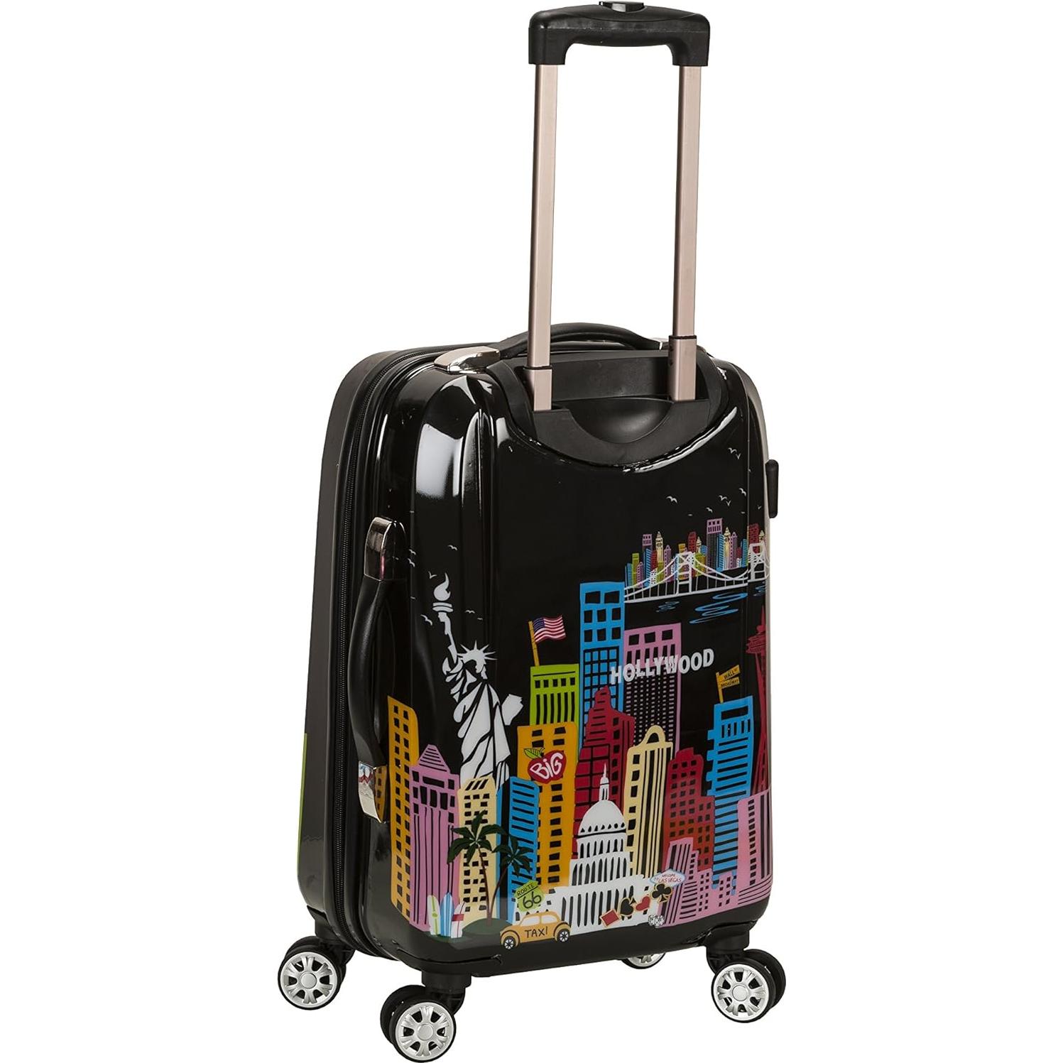 Equipaje de mano Rockland Departure 20" América - Policarbonato