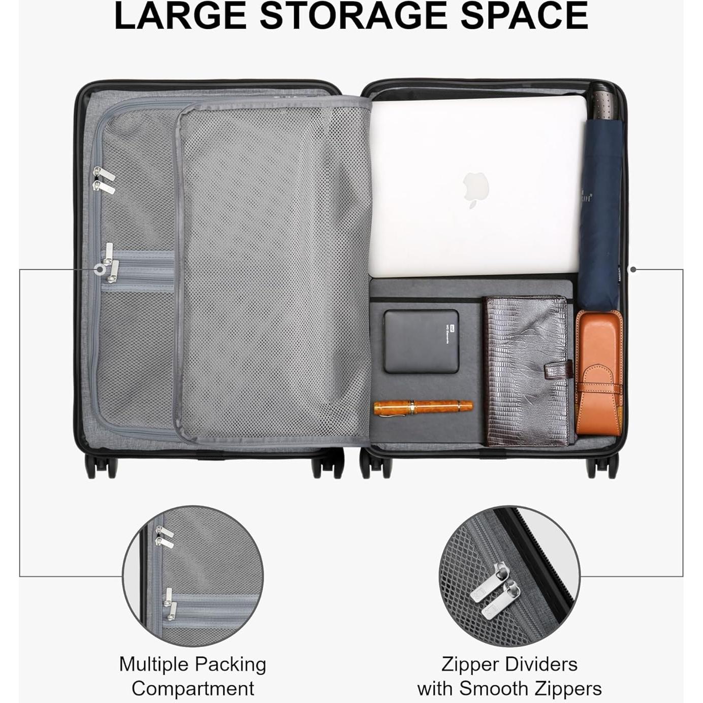 Maleta de Mano LEVEL8 Elegance 20 Pulgadas Azul Claro