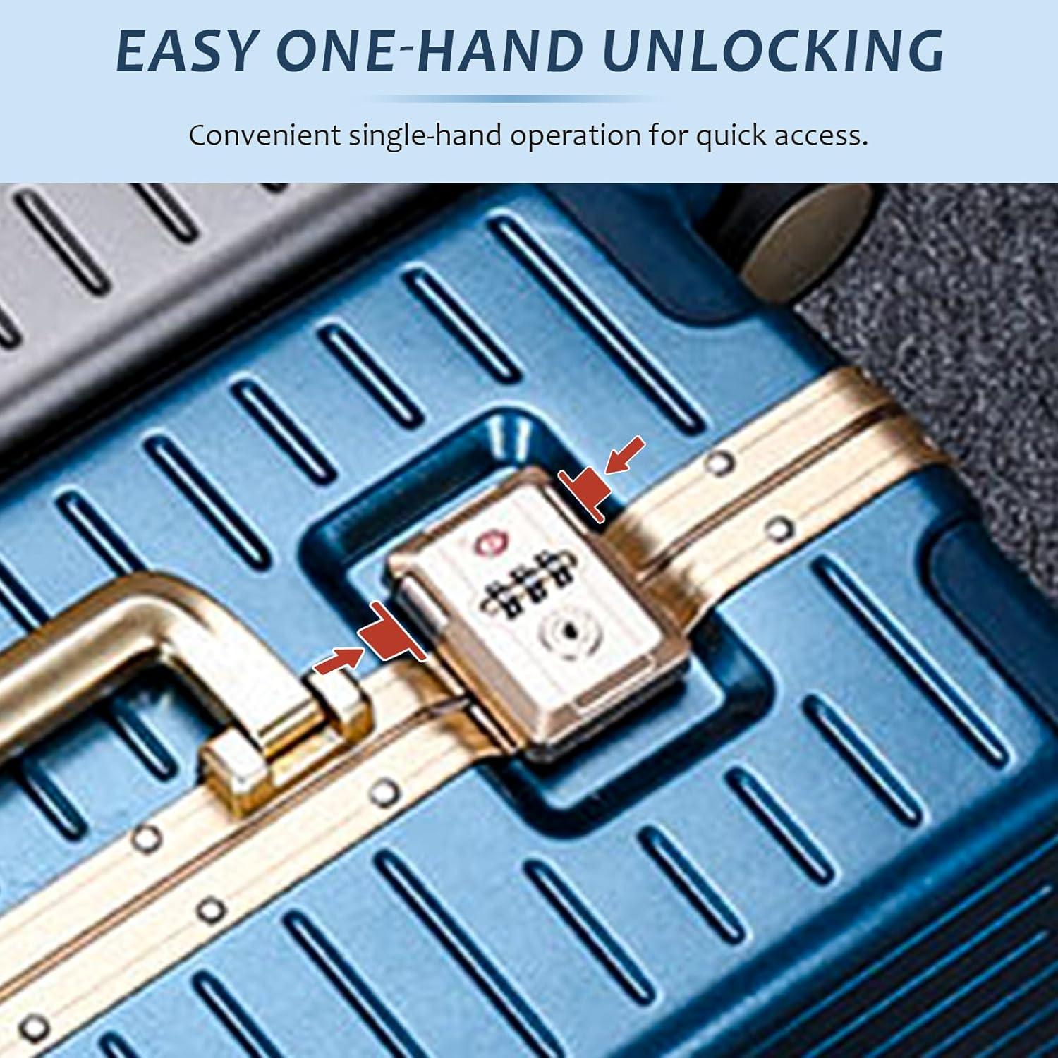 Maleta de Mano YYW 20 Pulgadas Azul PC-Policarbonato TSA