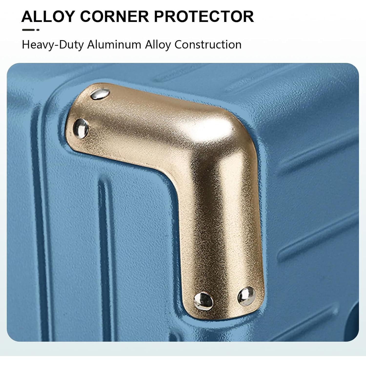 Maleta de Mano YYW 20 Pulgadas Azul PC-Policarbonato TSA