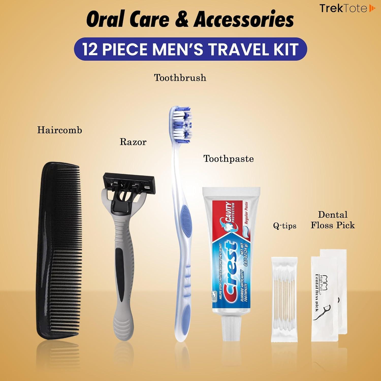 Kit de Aseo de Viaje Trektote - Set de 12 Piezas TSA