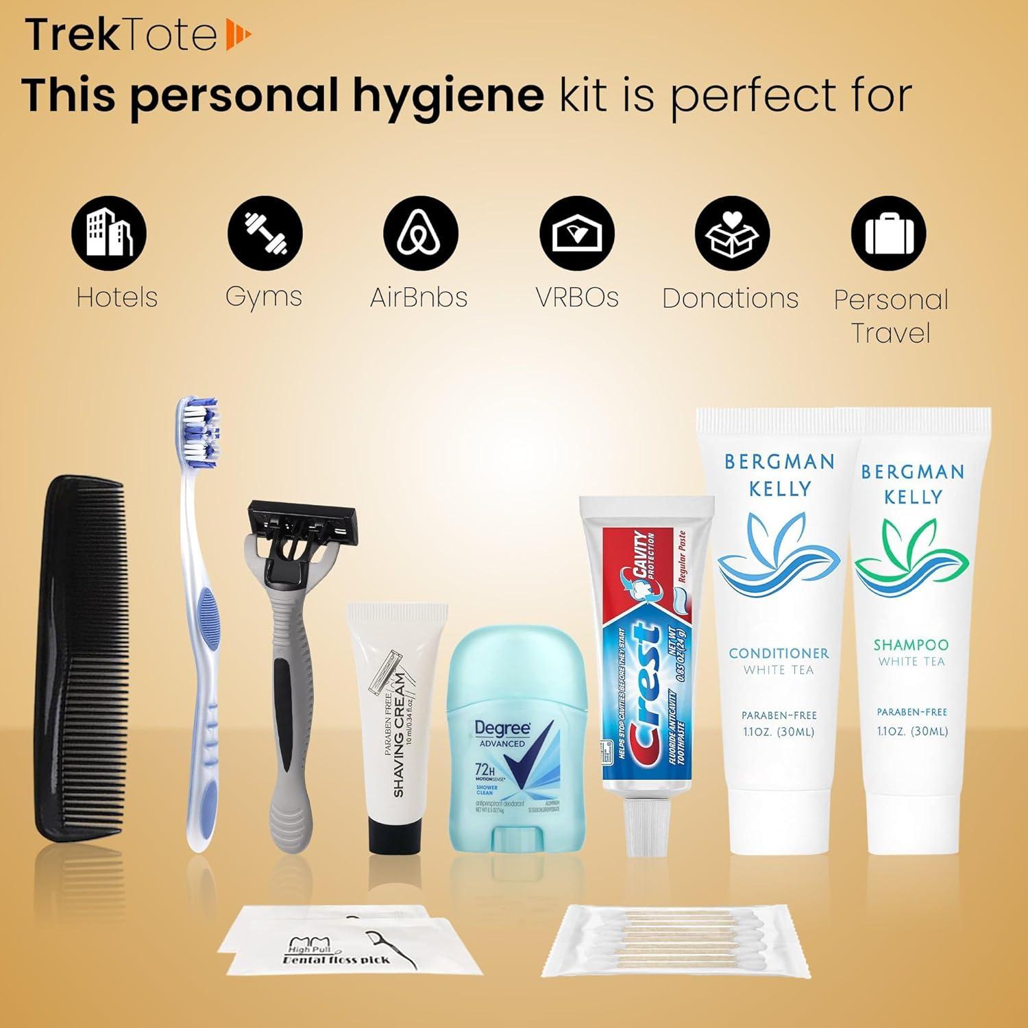 Kit de Aseo de Viaje Trektote - Set de 12 Piezas TSA