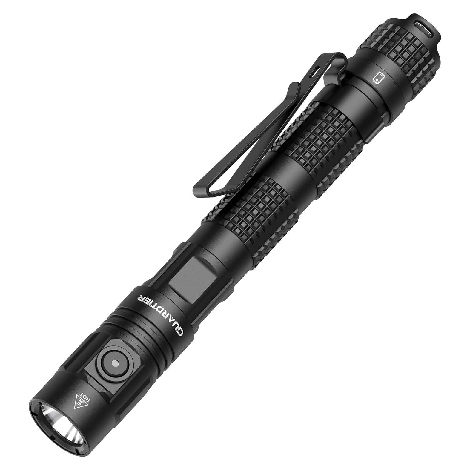 Linterna Táctica EDC Guardtier ML70 1500 Lúmenes Recargable