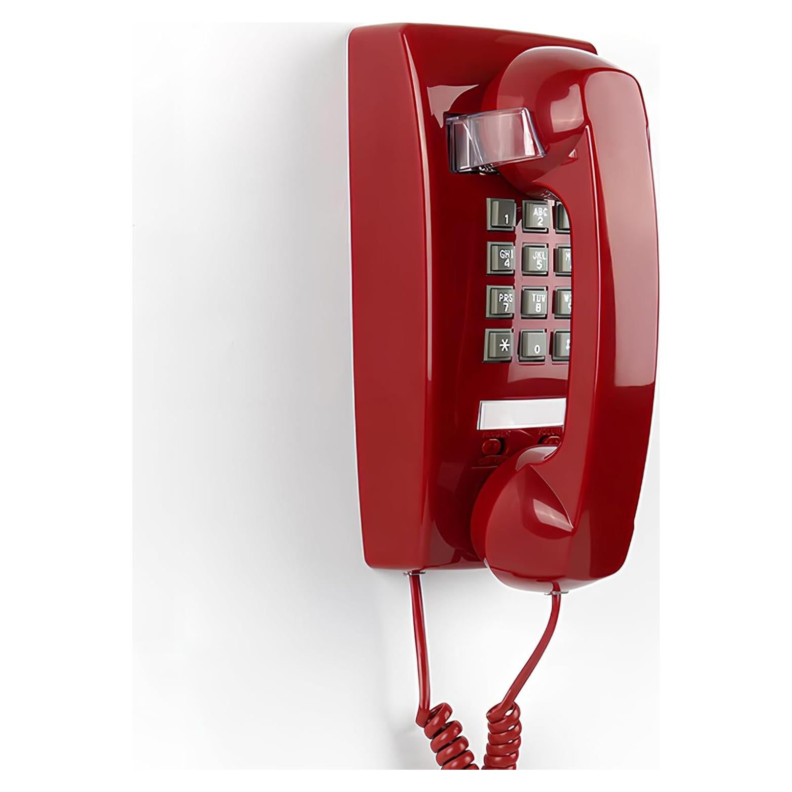 Teléfono de Pared Retro Aokpsrt con Timbre Mecánico Fuerte