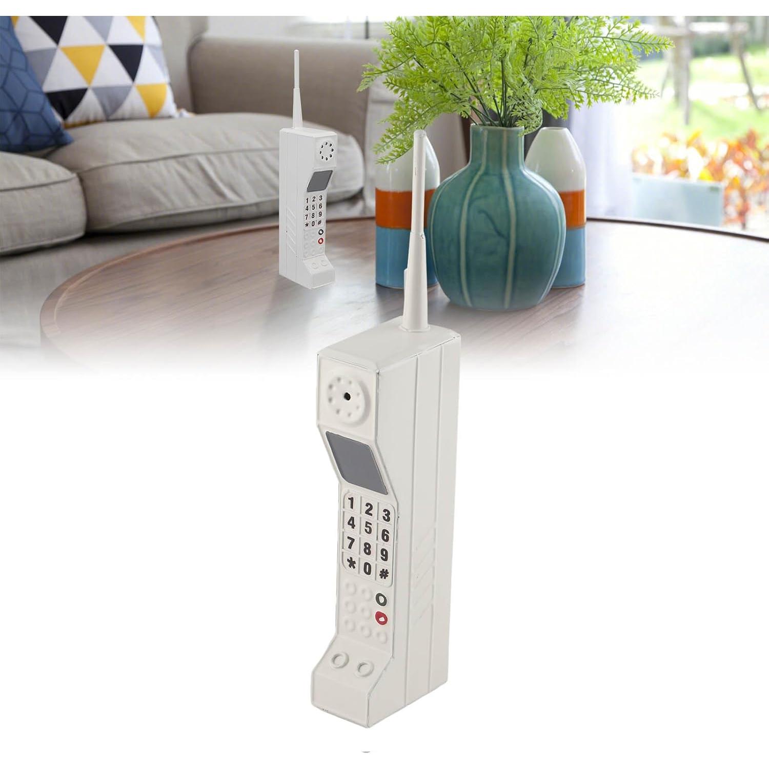 Modelo de Teléfono Celular Retro Blanco Shenruifa 32x4x7cm