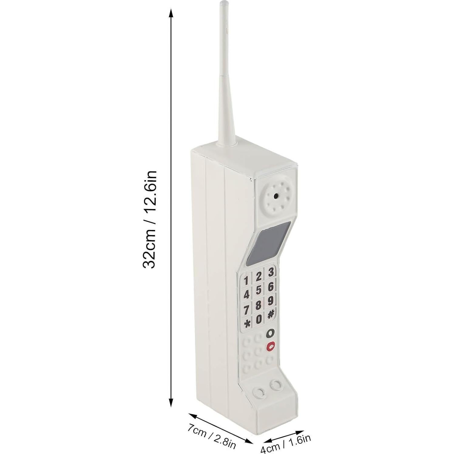 Modelo de Teléfono Celular Retro Blanco Shenruifa 32x4x7cm