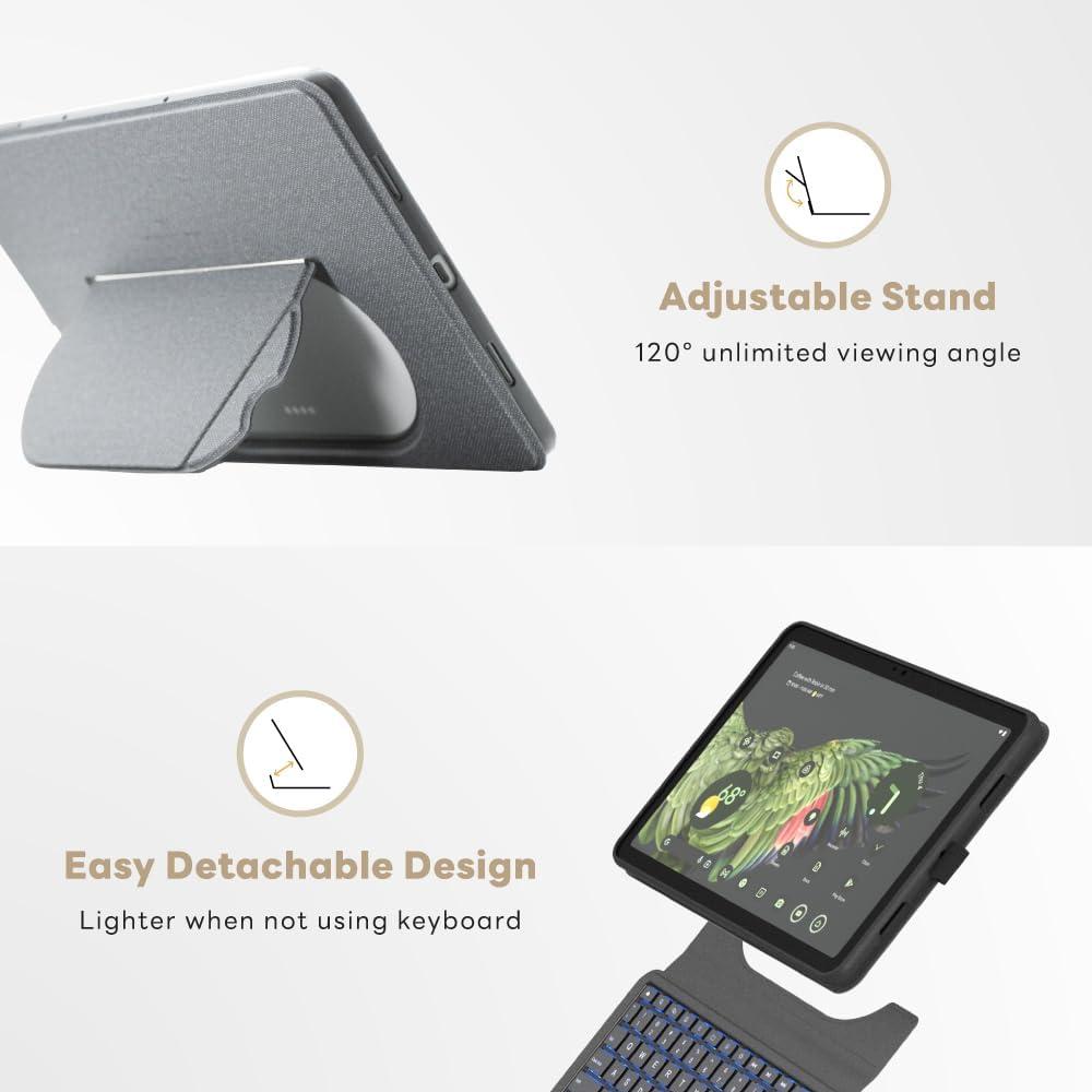 Paquete Básico Google Pixel Tablet EIP: Funda Teclado + Stylus