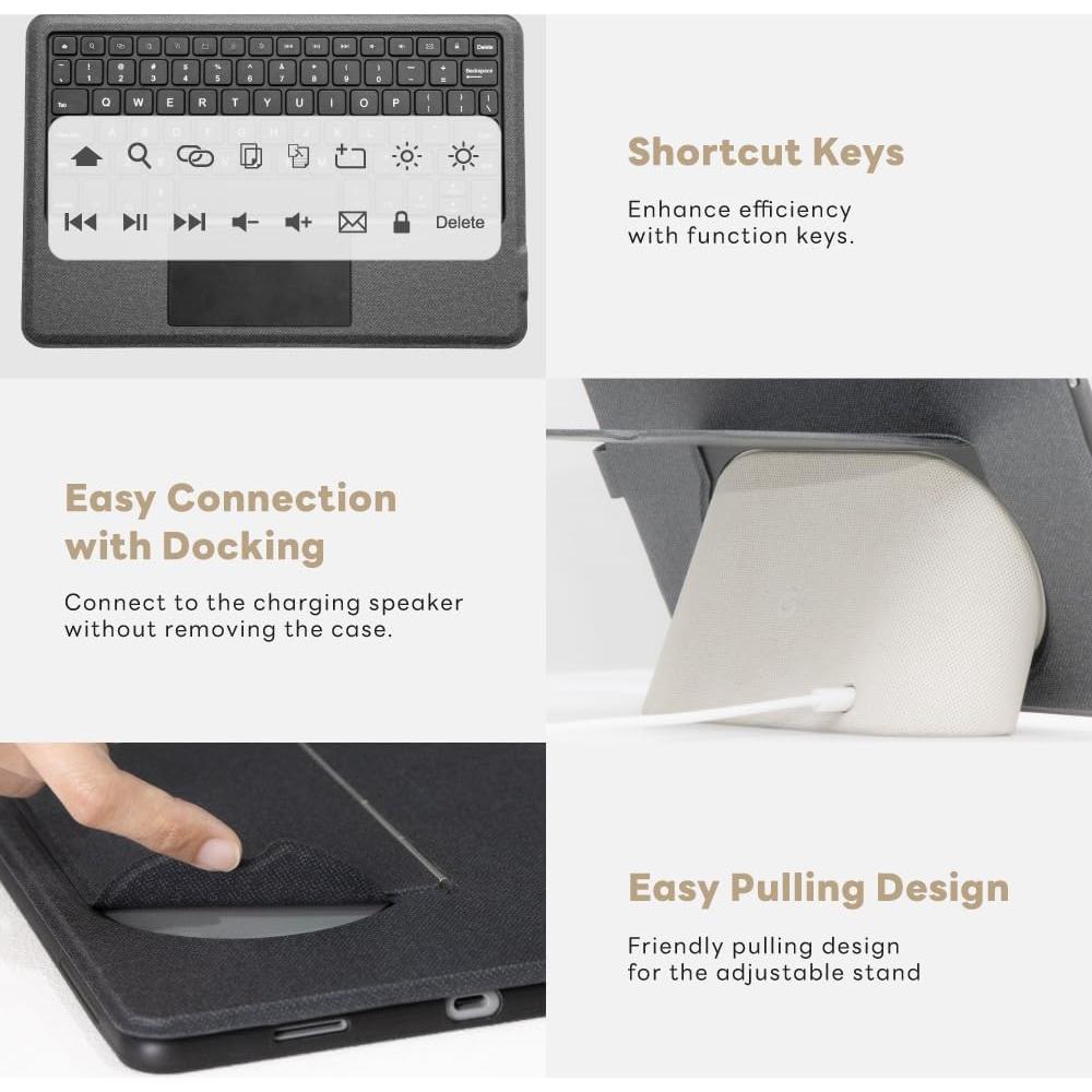 Paquete Básico Google Pixel Tablet EIP: Funda Teclado + Stylus