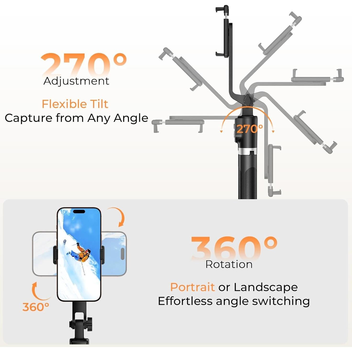 Paloselfie Sensyne H53 BL Trípode Extensible con Control Remoto