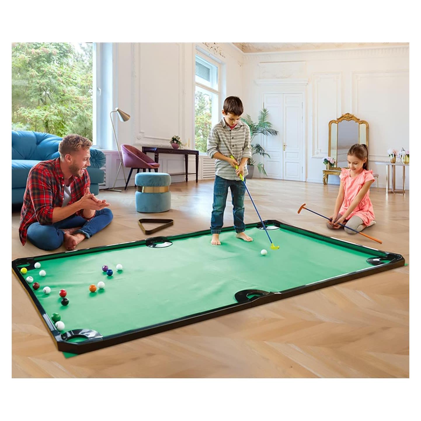 Juego de Golf Interior GOODLYSPORTS 80806AF - Alfombra 274.4x145.9 cm