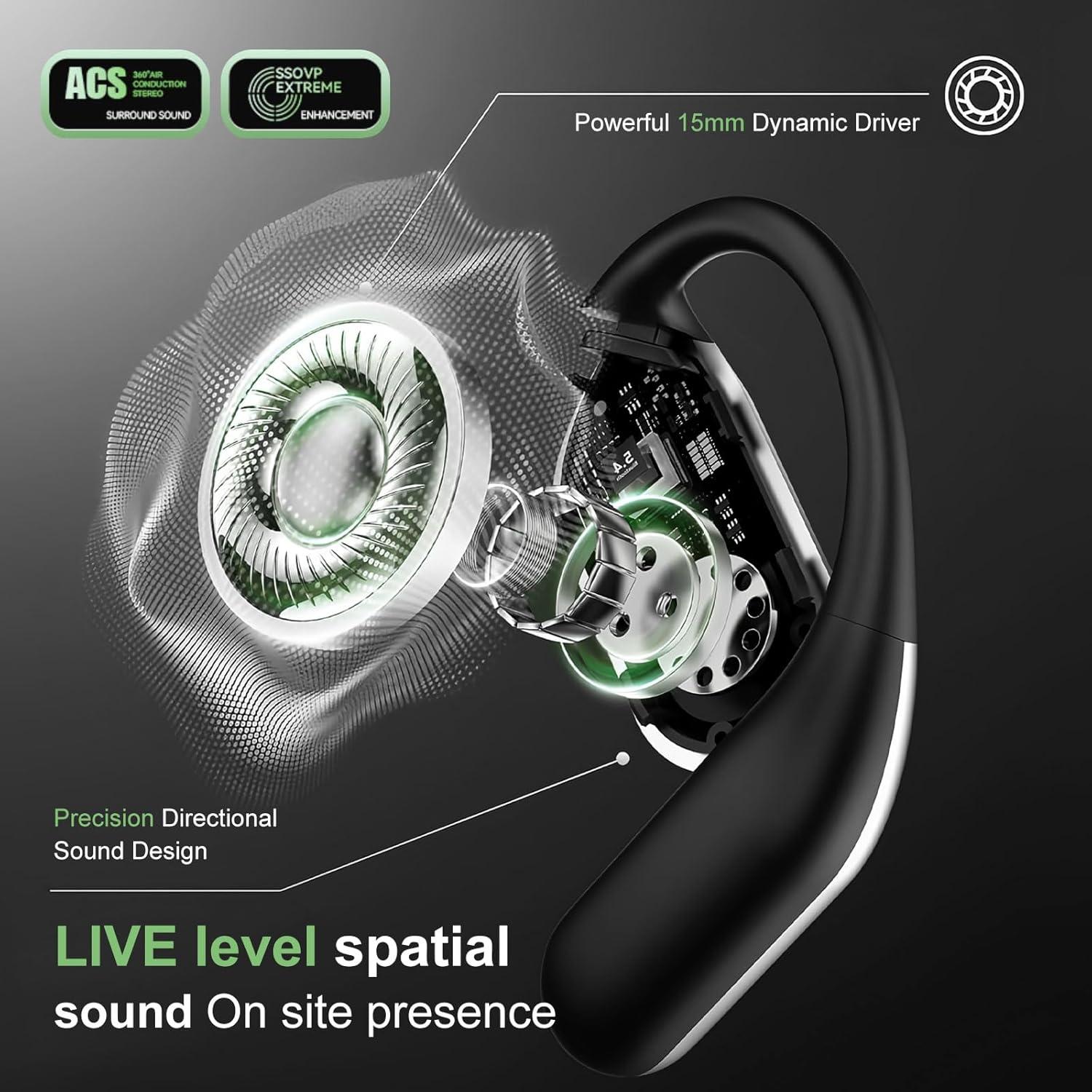 Auriculares Traductores AI Tuuhins M95 Bluetooth 5.4 60H