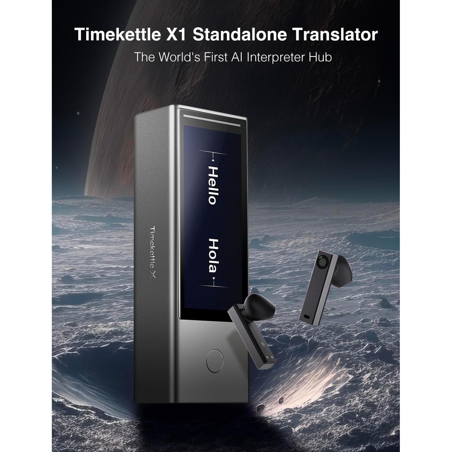 Traductor Bidireccional Timekettle X1 - 40 Idiomas, 20 Usuarios