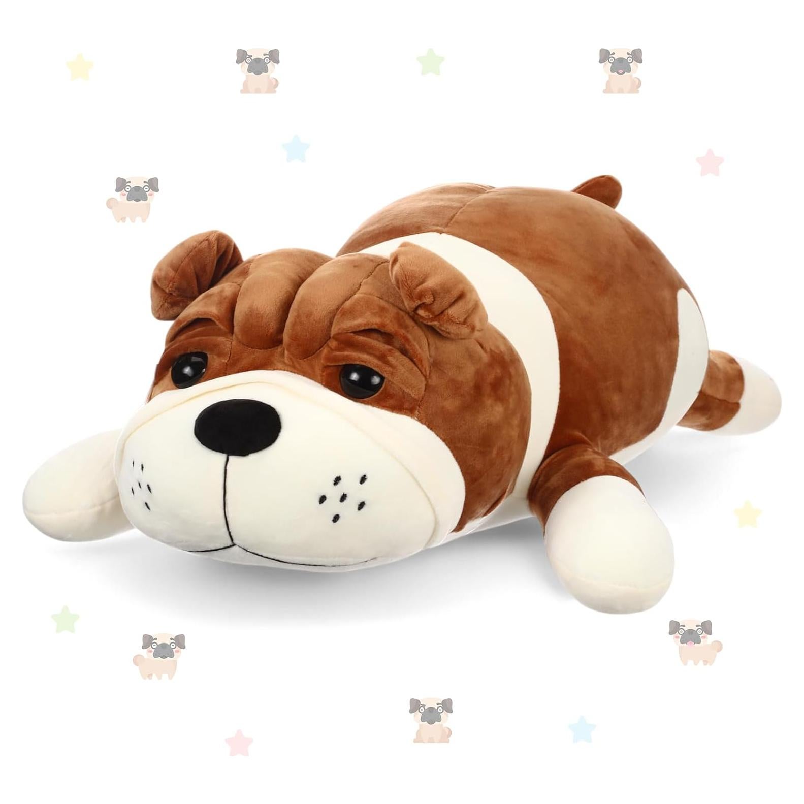 Perro de Peluche Jumbo 60 cm Vertintong Suave y Realista