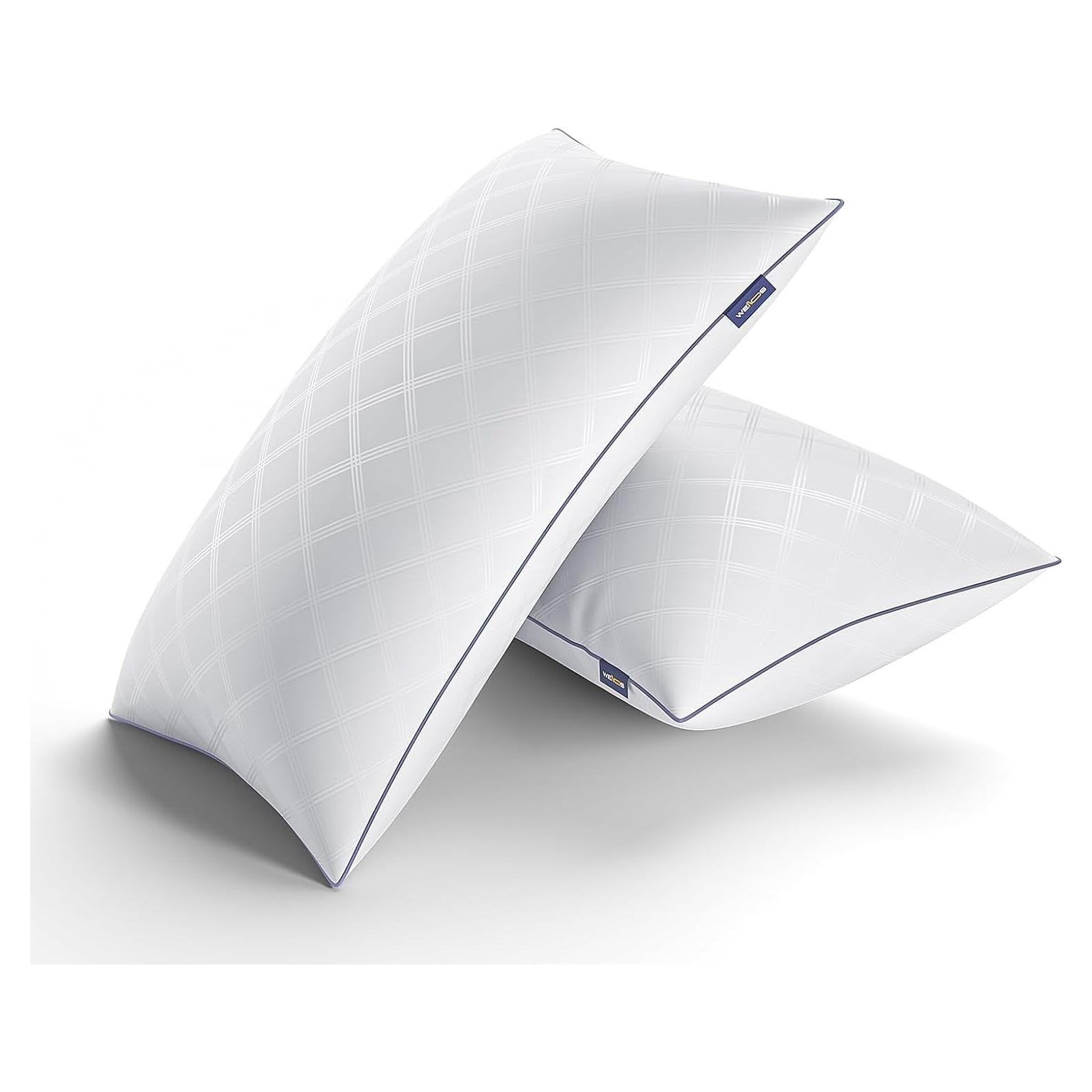 Juego de 2 almohadas estándar Wellos con relleno de microfibra