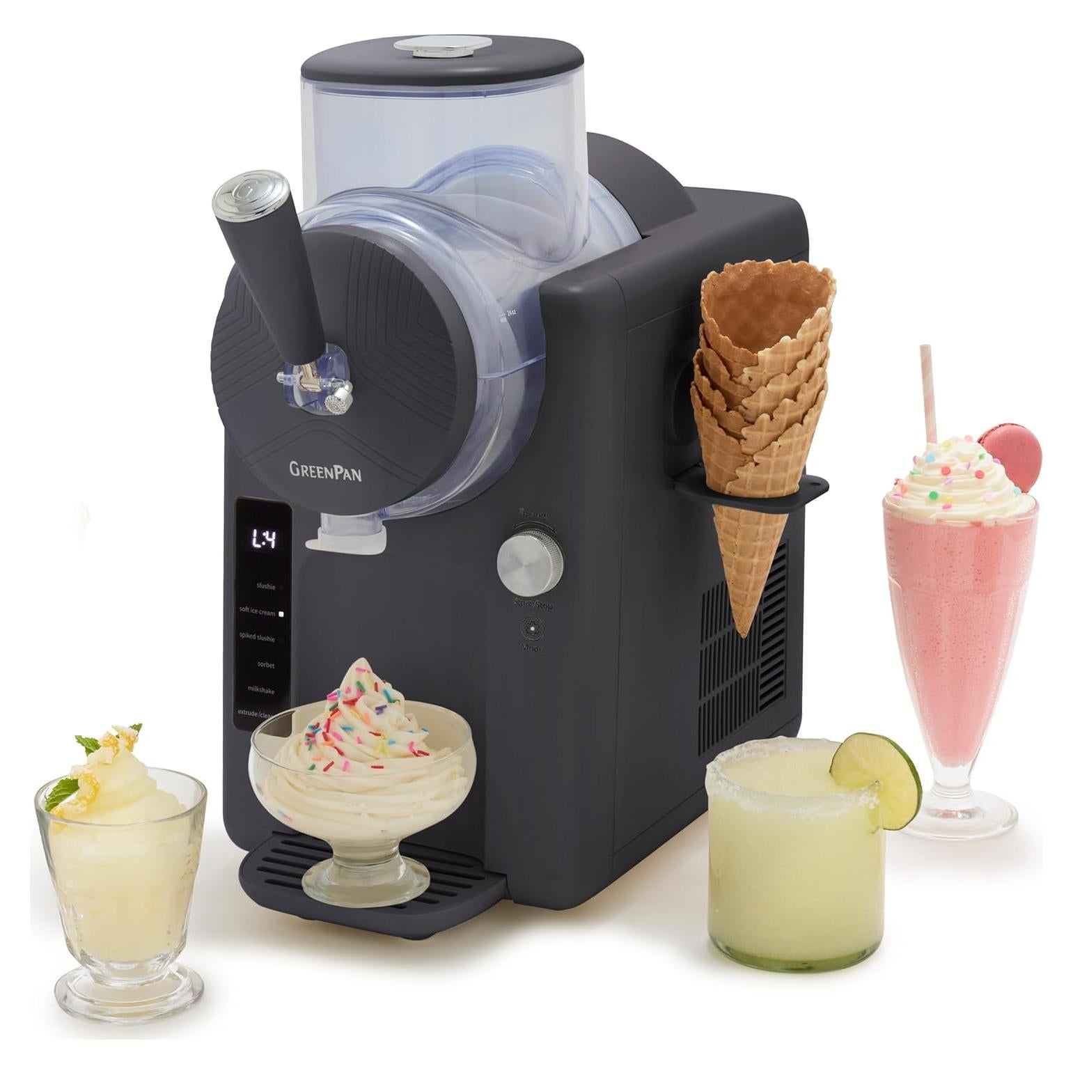 Máquina de Helados GreenPan Frost 15 en 1 1.89L Gris Regaliz