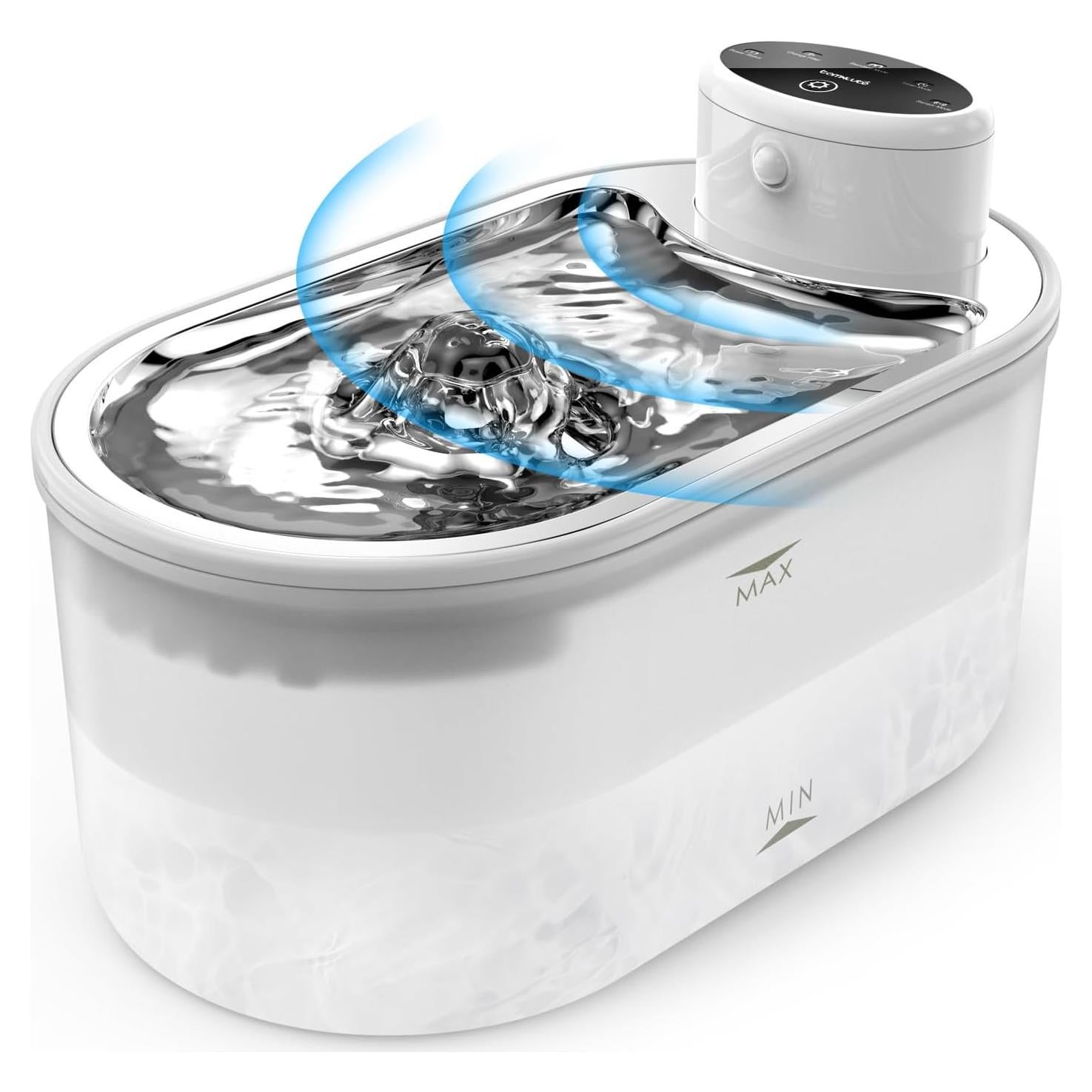 Fuente de Agua Automática para Gatos Tomxcute 3.0L Inalámbrica