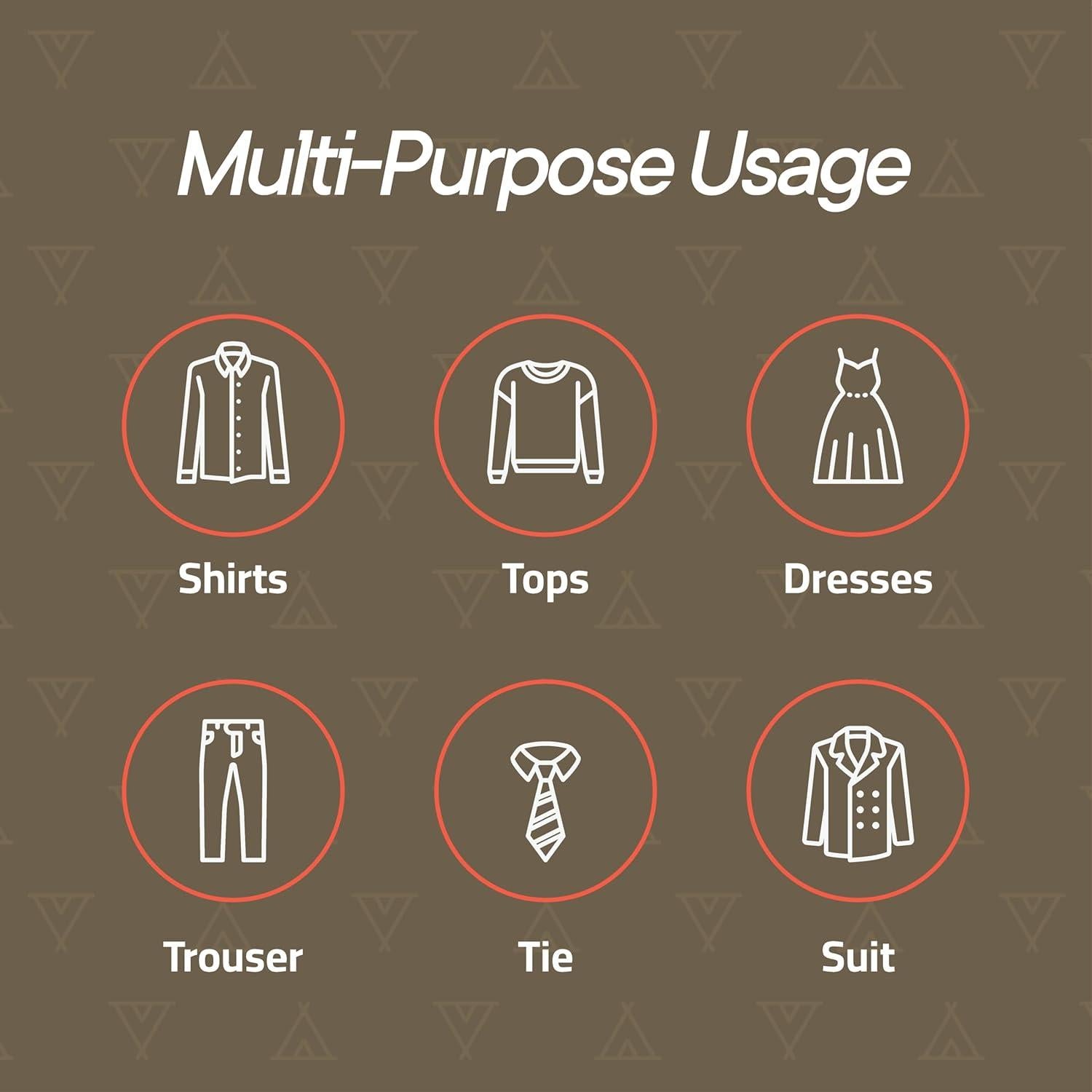 Perchas de Plástico Rosa Campior Paquete de 10 Antideslizantes