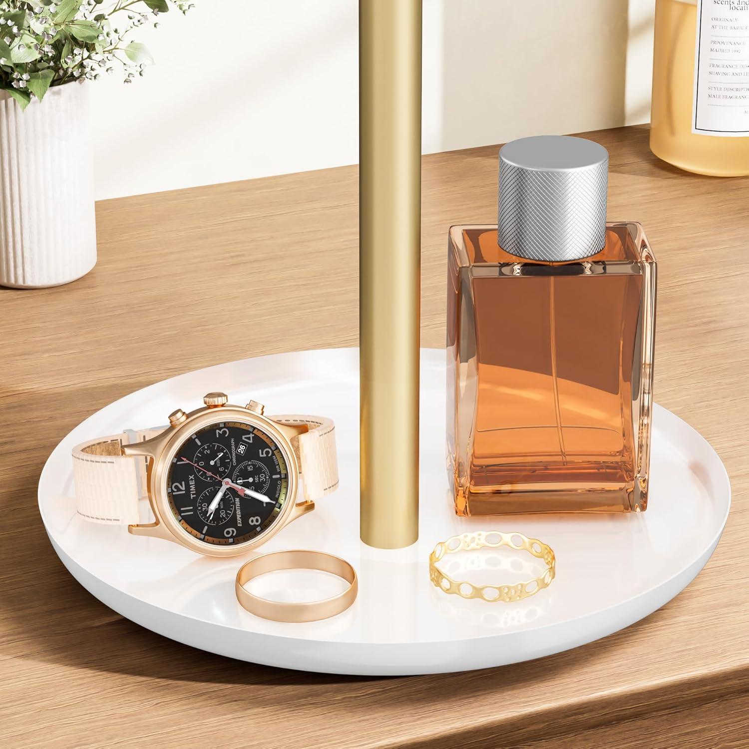 Soporte Organizador de Joyería Jasopaco Oro 32 cm Forma de T