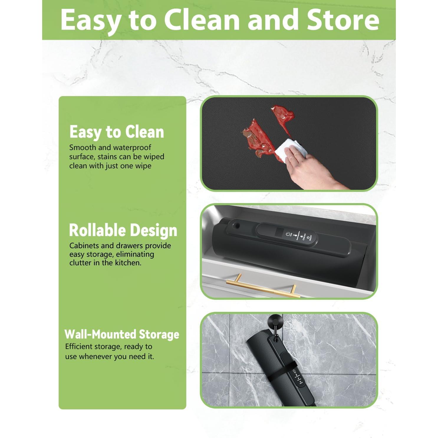 Alfombrilla Calentadora de Comida YTLAD 65x39.5cm 300W Negra