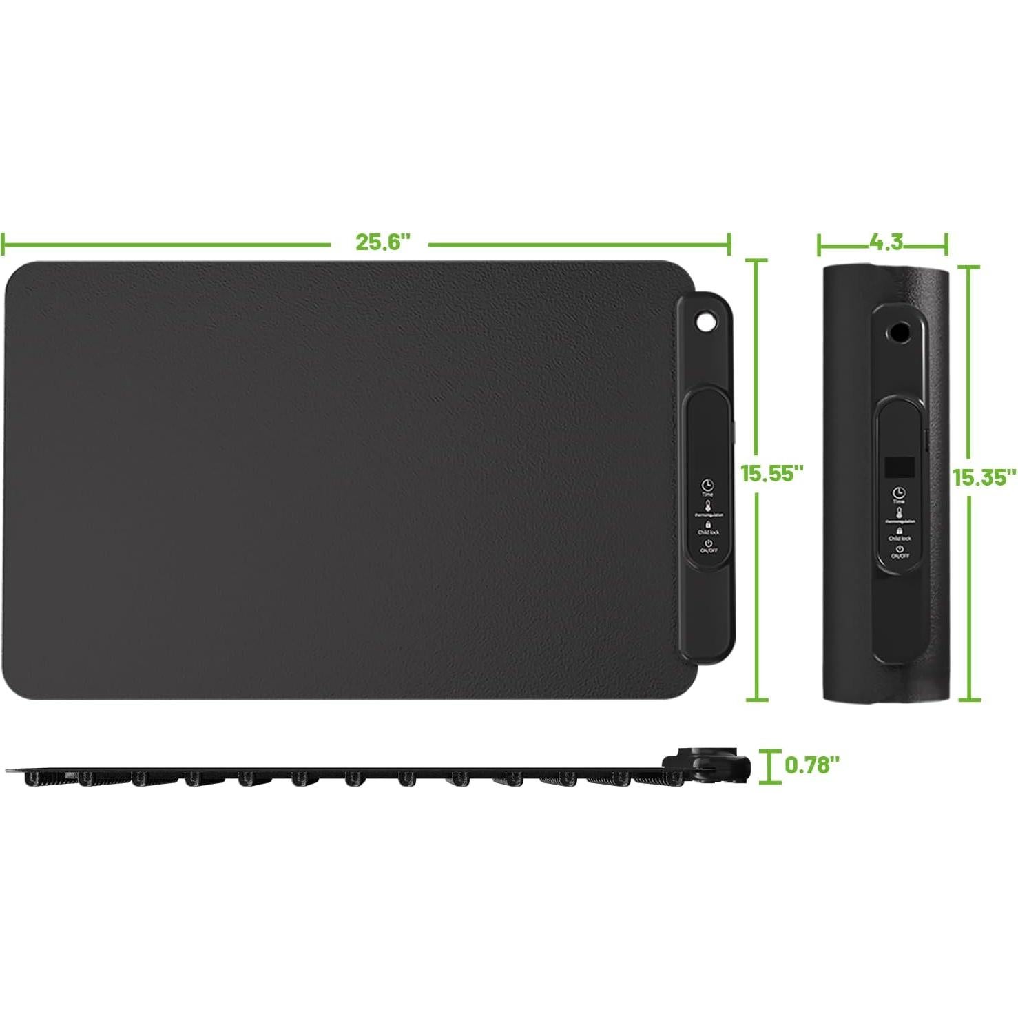 Alfombrilla Calentadora de Comida YTLAD 65x39.5cm 300W Negra