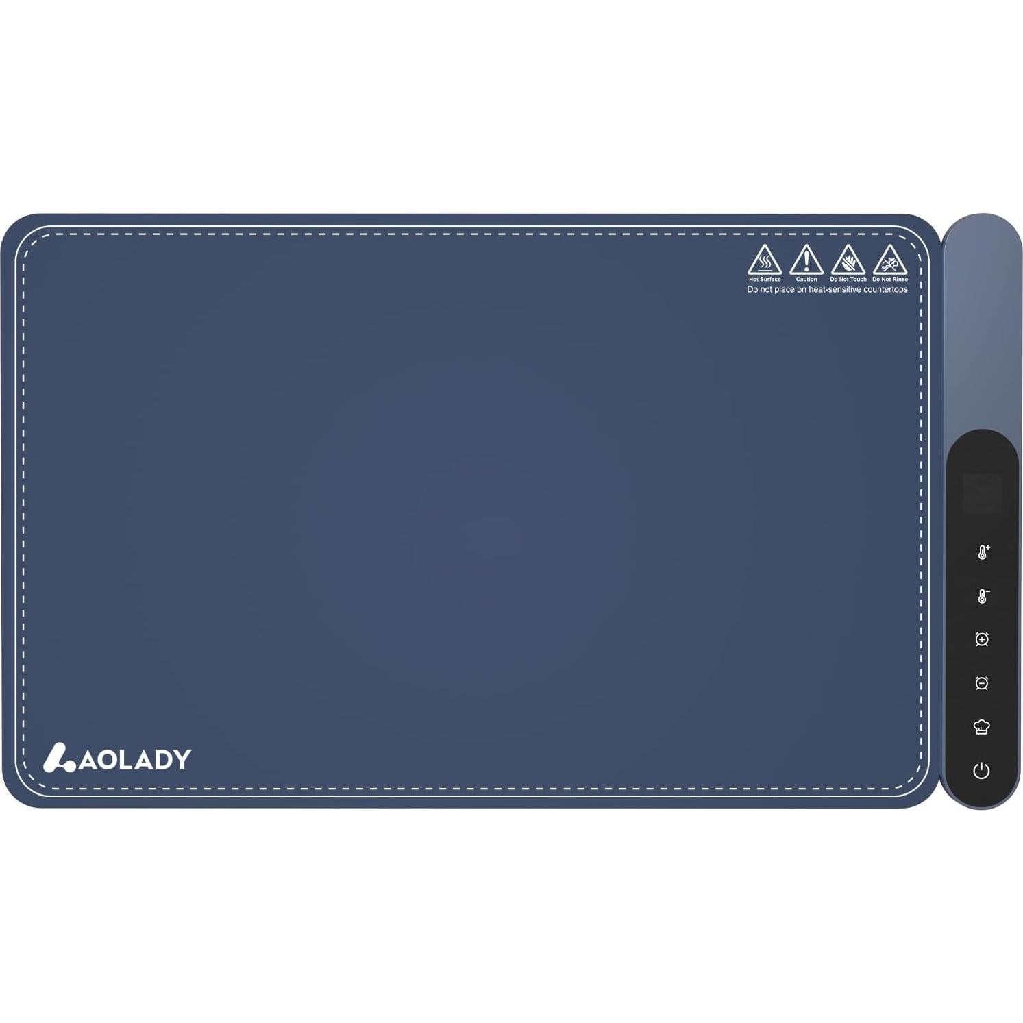 Alfombrilla Calentadora de Comida AOLADY 60x38cm con Control APP