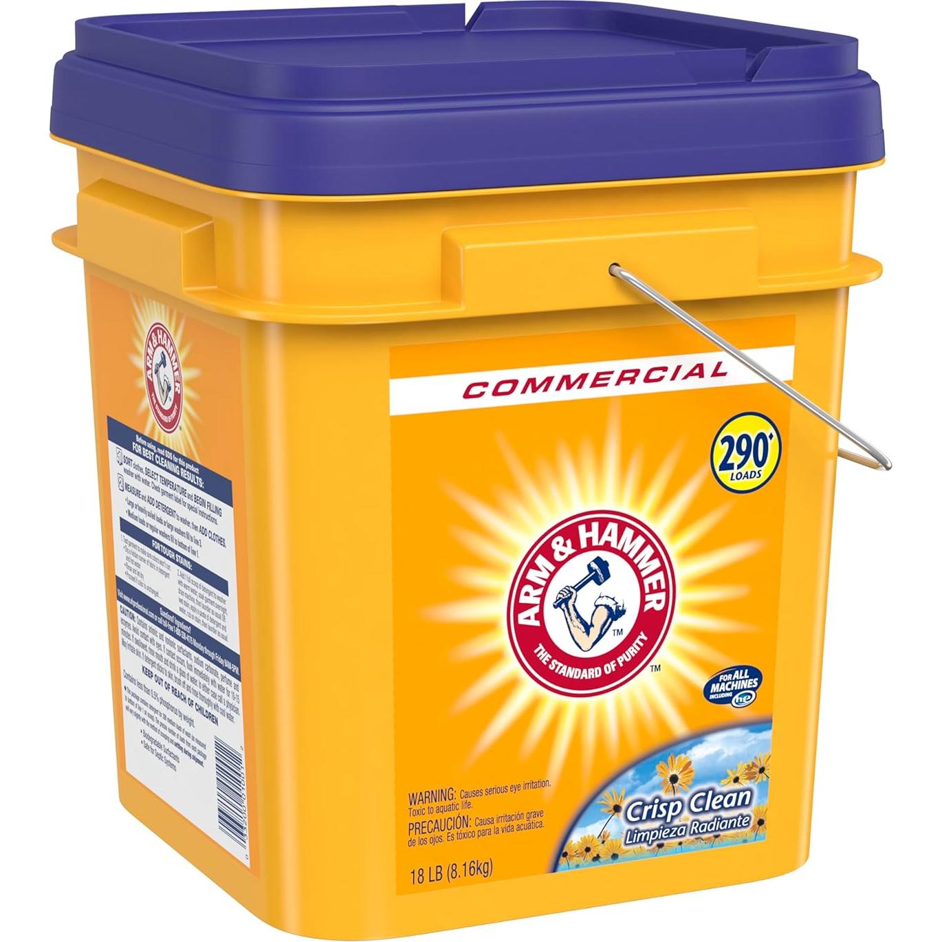 Detergente en polvo Arm & Hammer 8.16 kg limpieza profunda