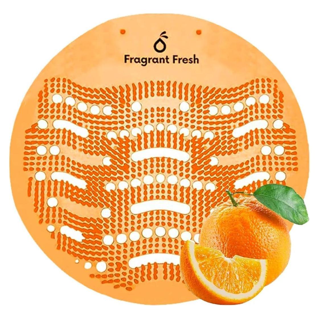 Desodorante de Pantalla de Urinal Fragrant Fresh 50 Unidades Naranja
