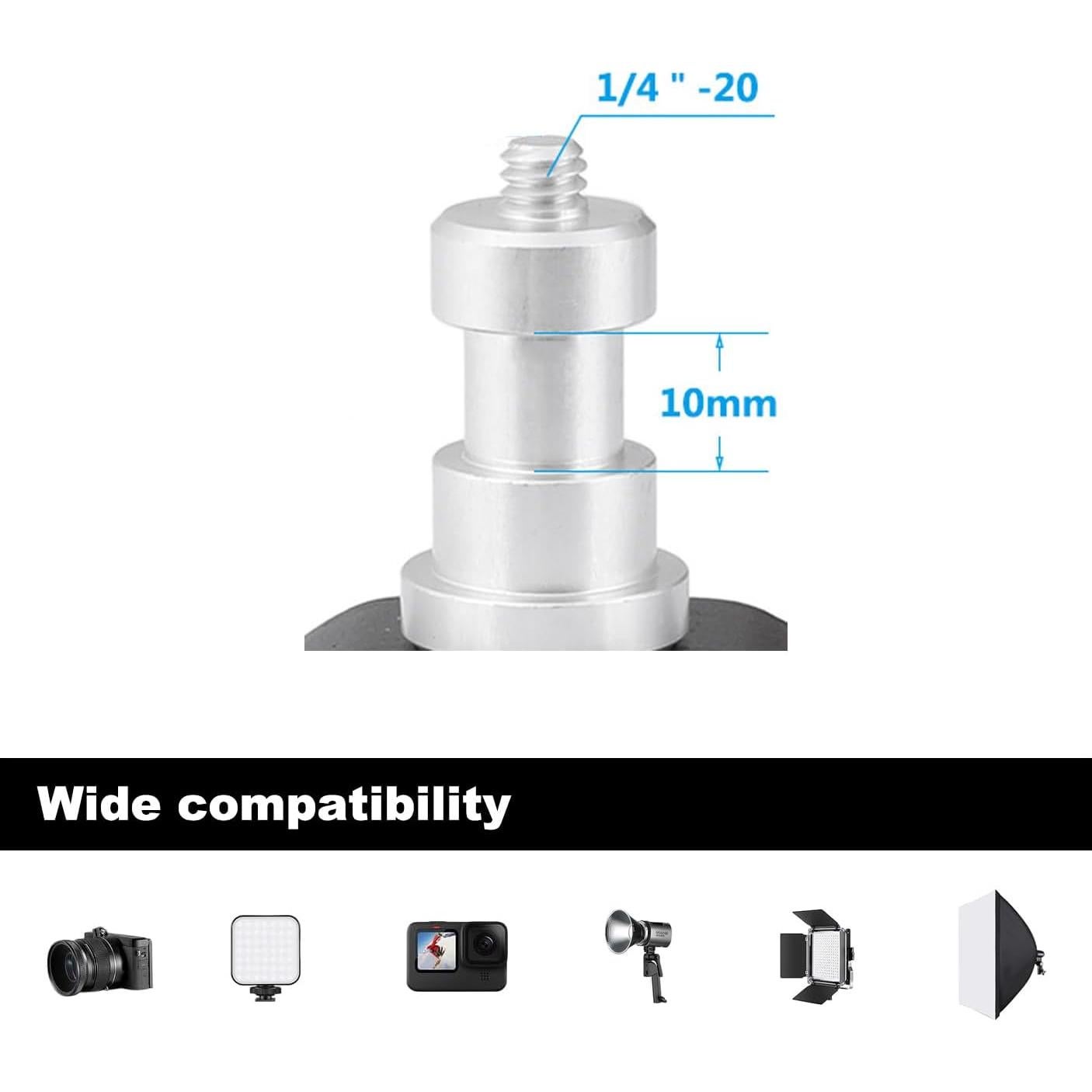 Soporte de luz de pared y techo Jorixxy T-Type 1-Pack