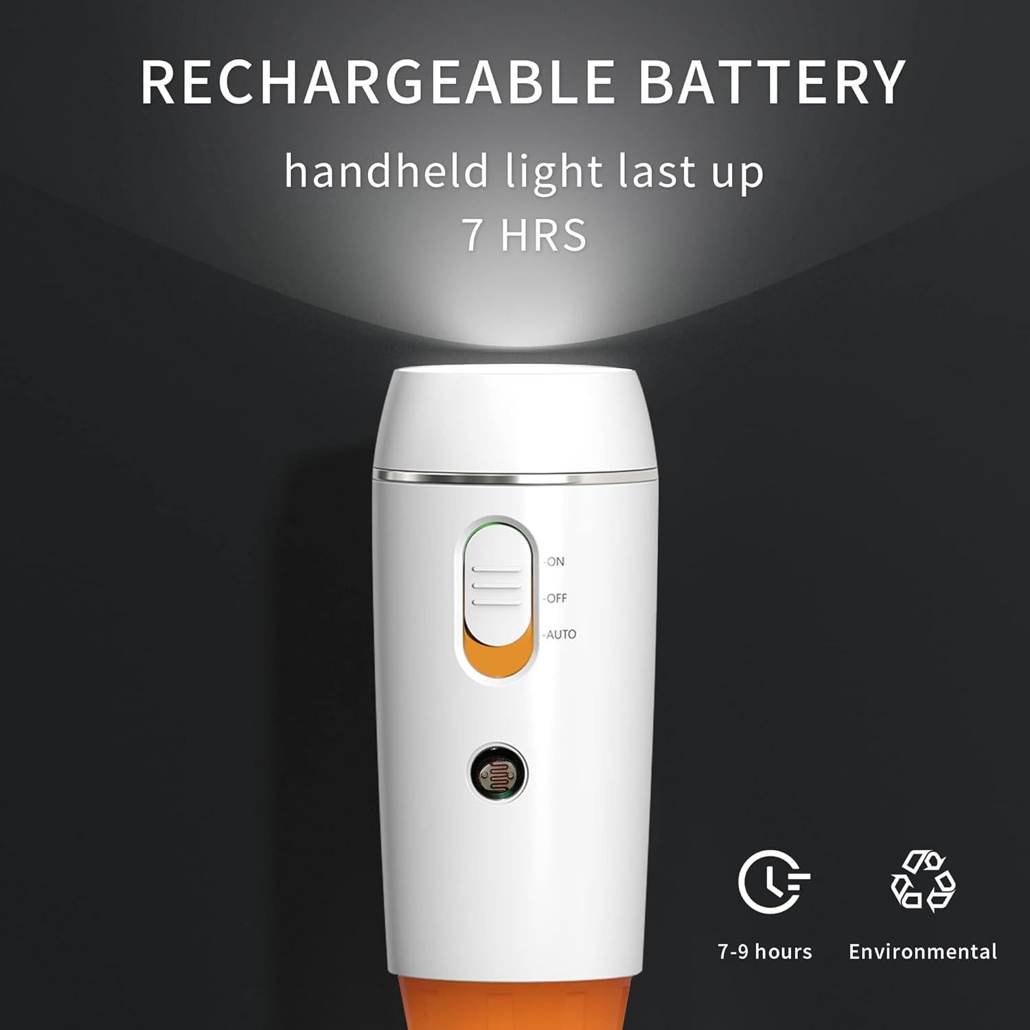 Linterna de Emergencia THOVAS 3 en 1 Recargable 500 Lúmenes