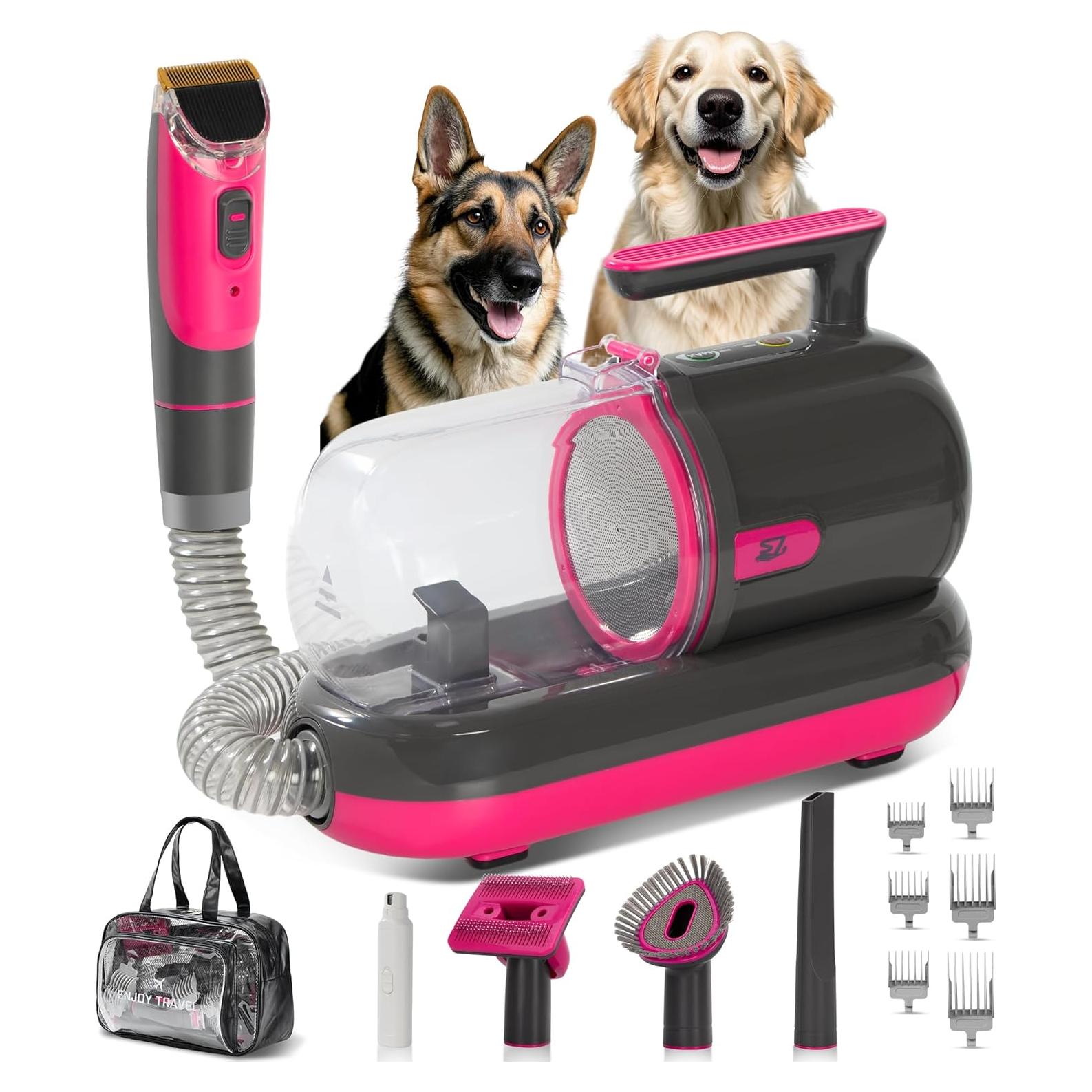 Kit de Acicalamiento para Perros WINWIN S7 con Aspiradora 1.5L