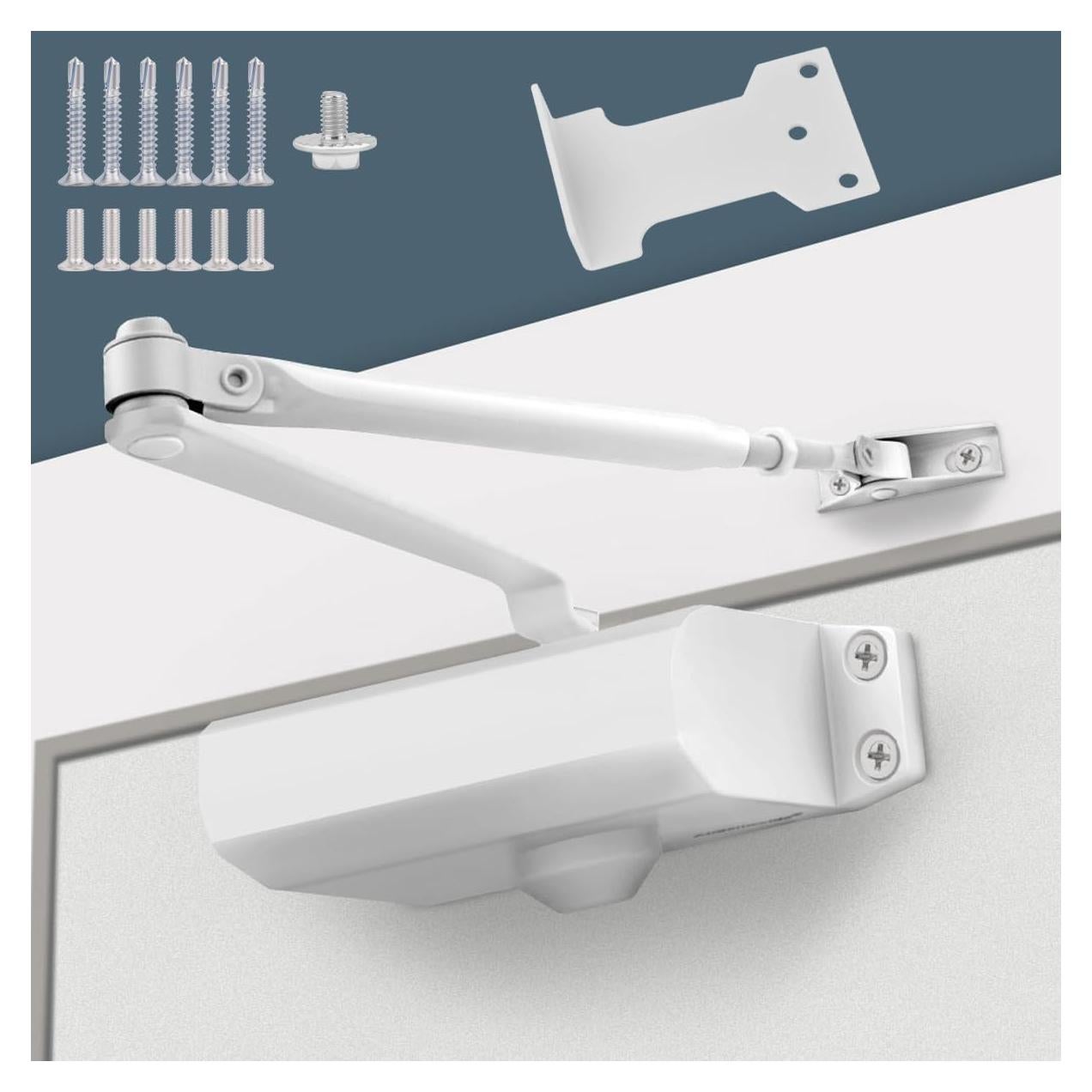 Cerradura Automática Ajustable Augenweide Blanca 0-45kg