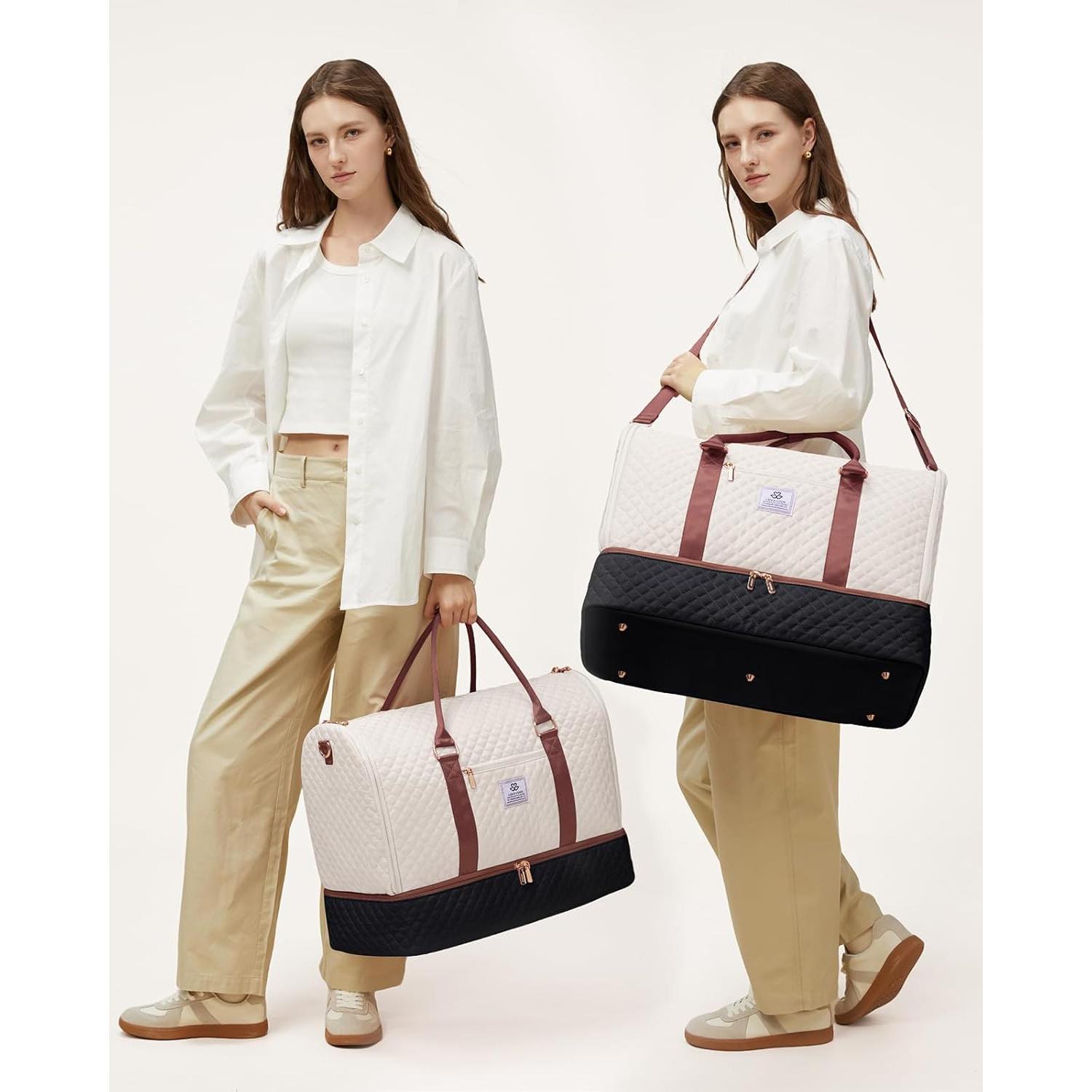 Bolsa de Ropa LOVEVOOK 2 en 1 para Mujeres Impermeable 53L