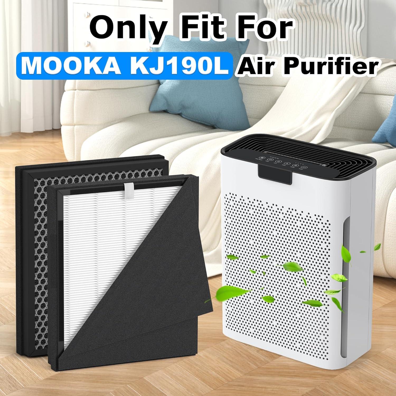 Paquete de 3 Filtros KJ190L AnyFLTs para Purificador MOOKA