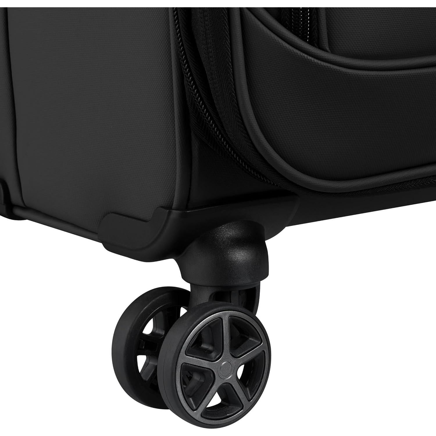 Maleta Mediana Delsey Paris Sky Lite 24" Negra - Poliester Resistente