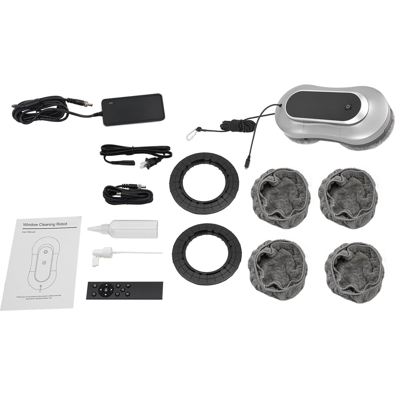 Robot Limpiador de Ventanas TFCFL Automático 80W Gris Plateado