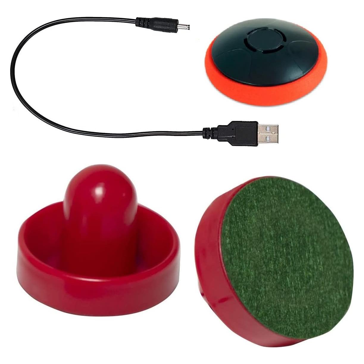 Disco de Hockey de Aire Recargable HYCT con 2 Palas - Rojo