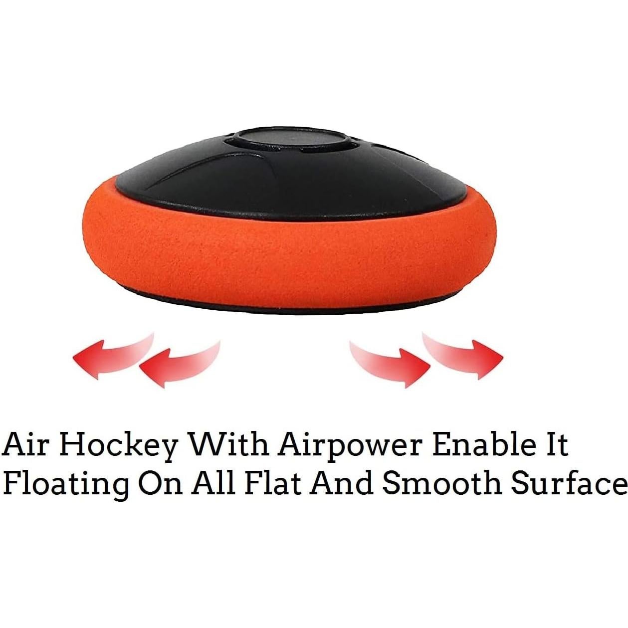 Disco de Hockey de Aire Recargable HYCT con 2 Palas - Rojo