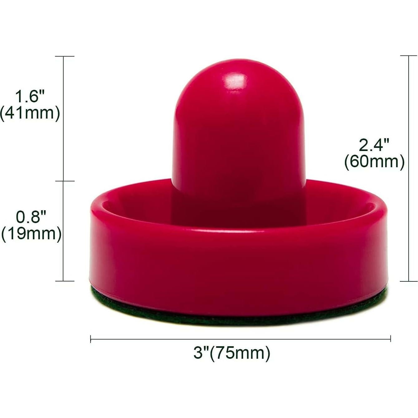 Disco de Hockey de Aire Recargable HYCT con 2 Palas - Rojo