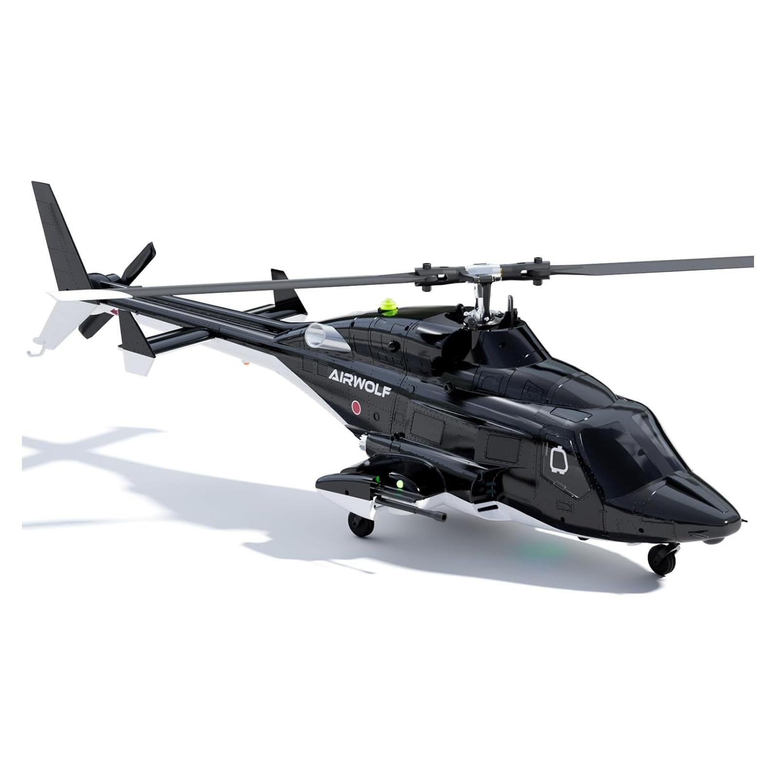 Helicóptero RC Airwolf Carmanon 27:1 con Auto-Flotación y 6CH