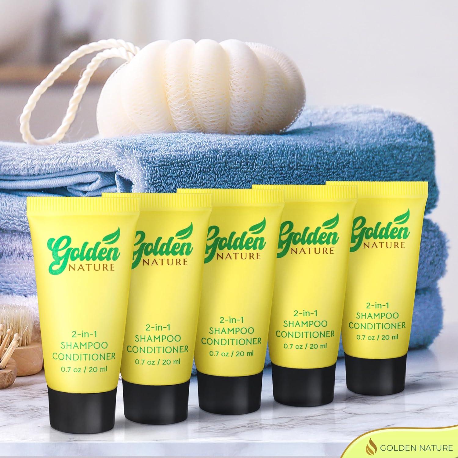 Champú y Acondicionador 2 en 1 Jazmín Golden Nature 100 PK