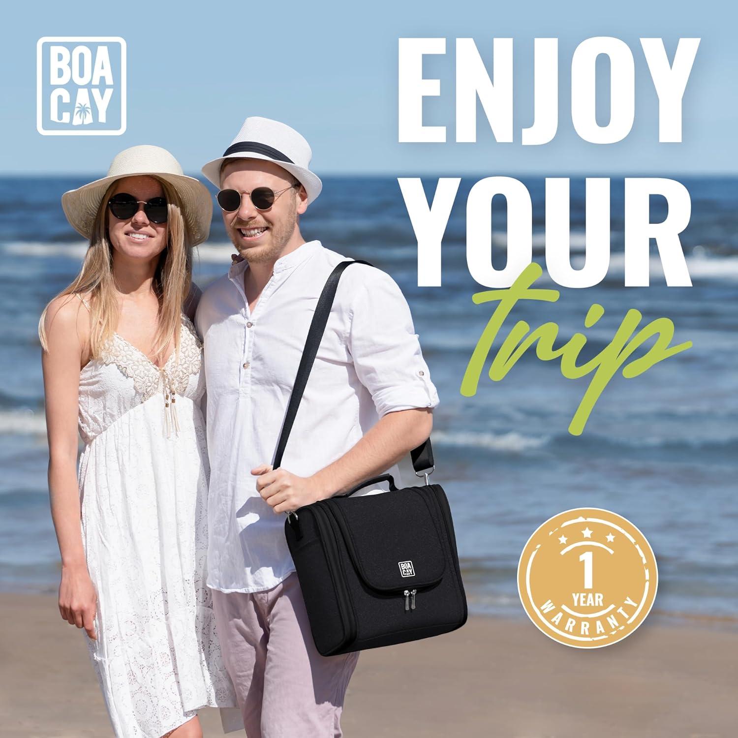 Bolsa de Aseo Colgante Extra Grande BOACAY - Unisex, 29.5x15.2x29 cm