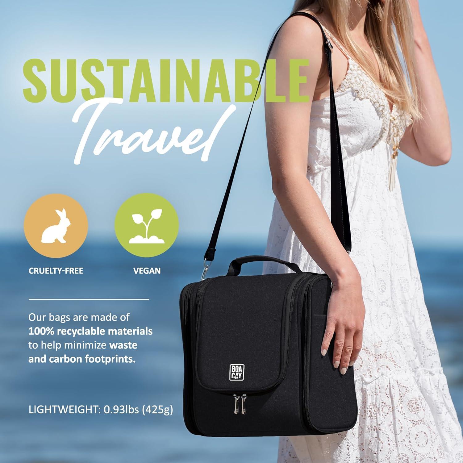 Bolsa de Aseo Colgante Extra Grande BOACAY - Unisex, 29.5x15.2x29 cm