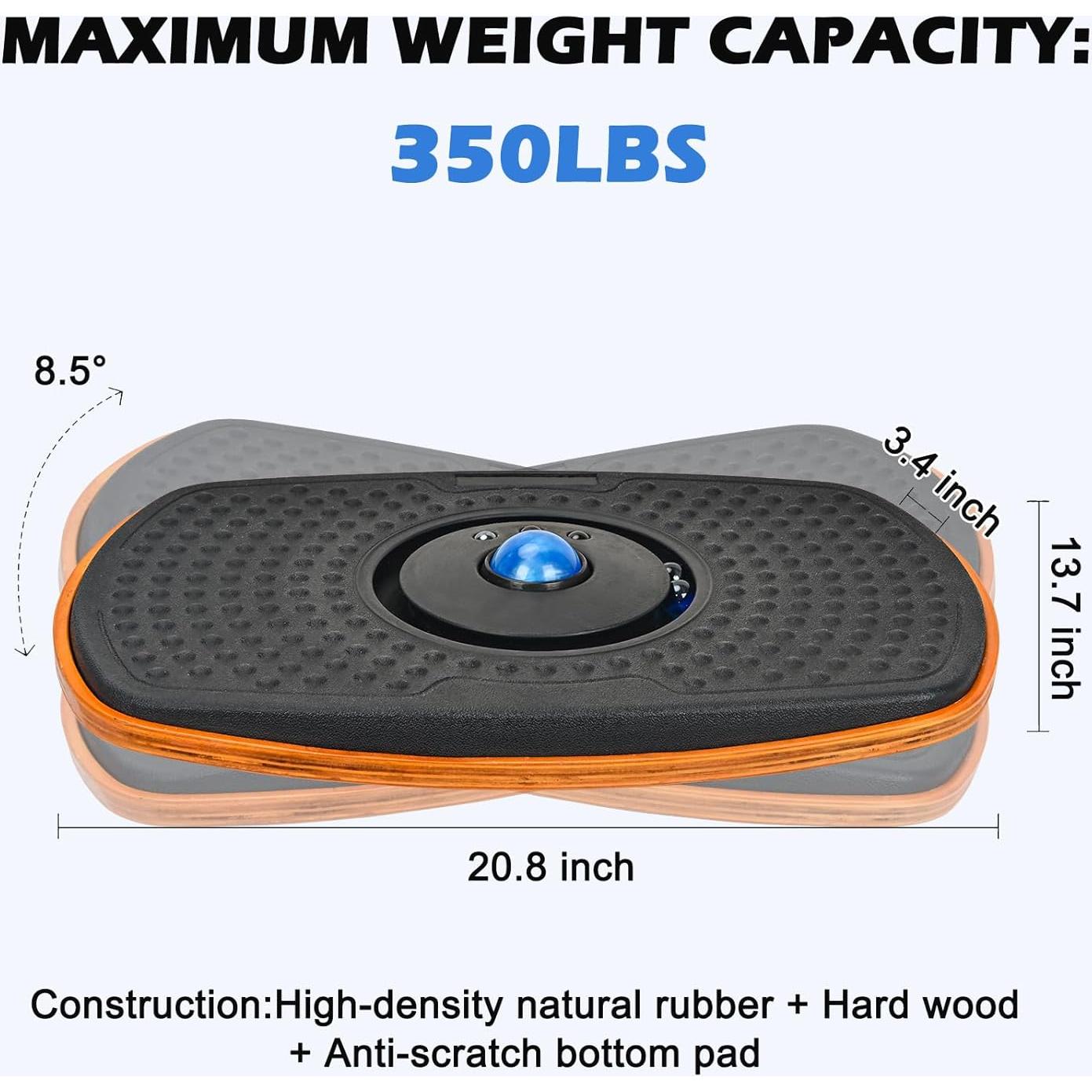 Alfombrilla Antifatiga Ergohead con Tablero de Equilibrio 360°