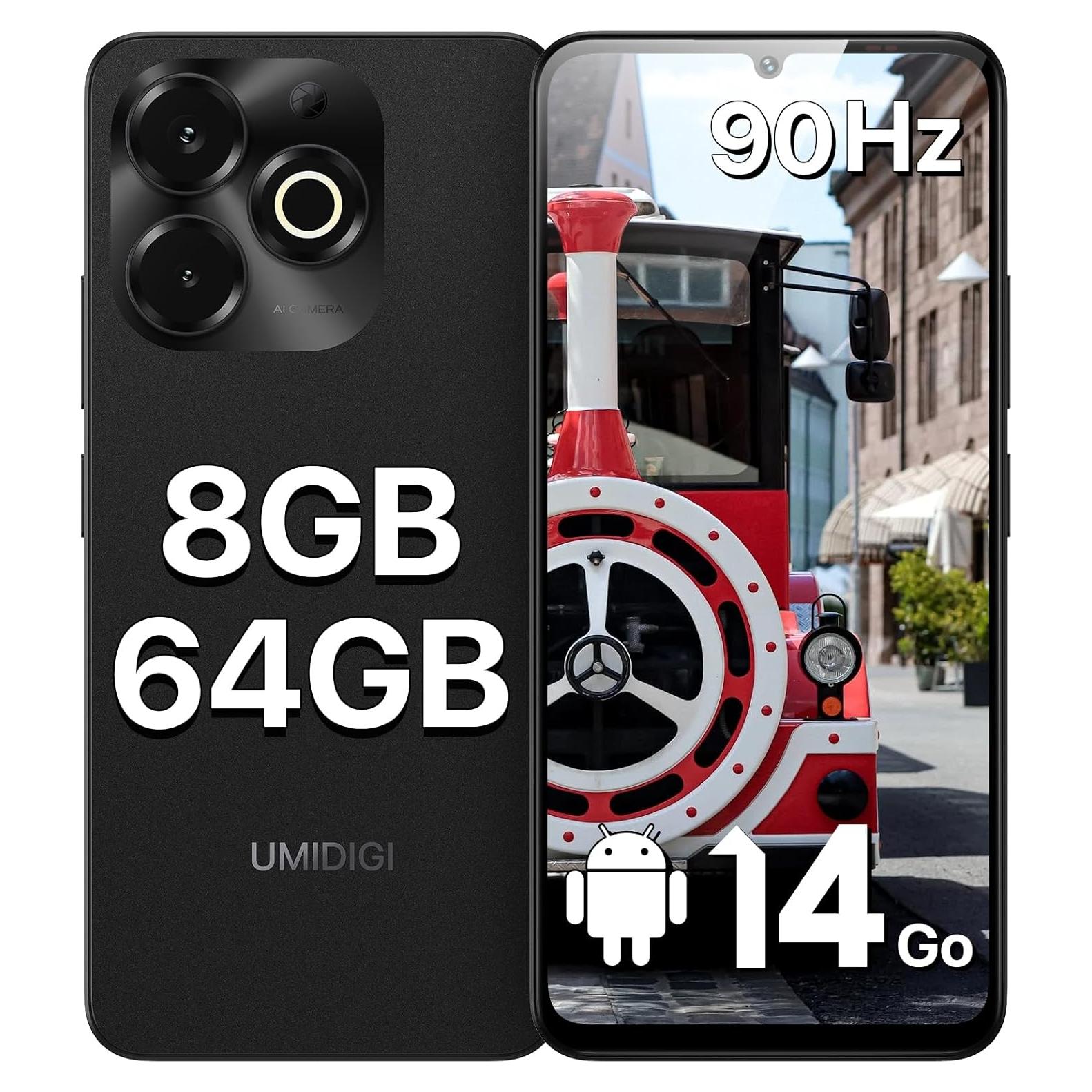 UMIDIGI G9X Teléfono Celular Desbloqueado 6.75" 90Hz 5000mAh