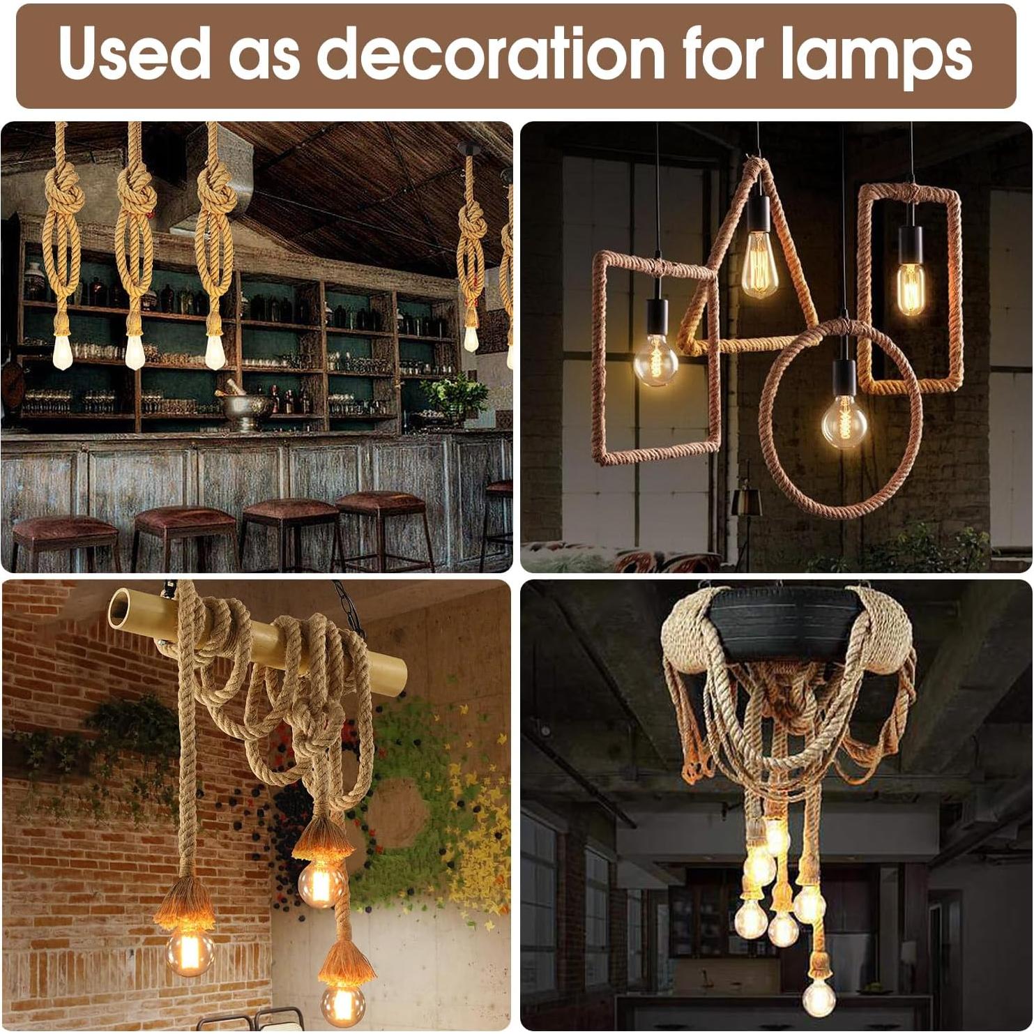 Cuerda de yute natural frtzal 25mm x 30.48m alta resistencia