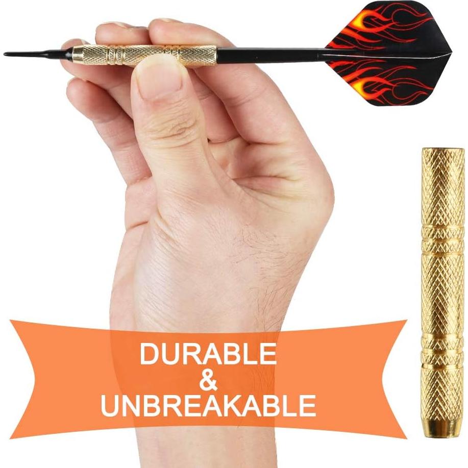 Juego de Dardos Punta Suave Accmor 12 Pcs con 36 Consejos