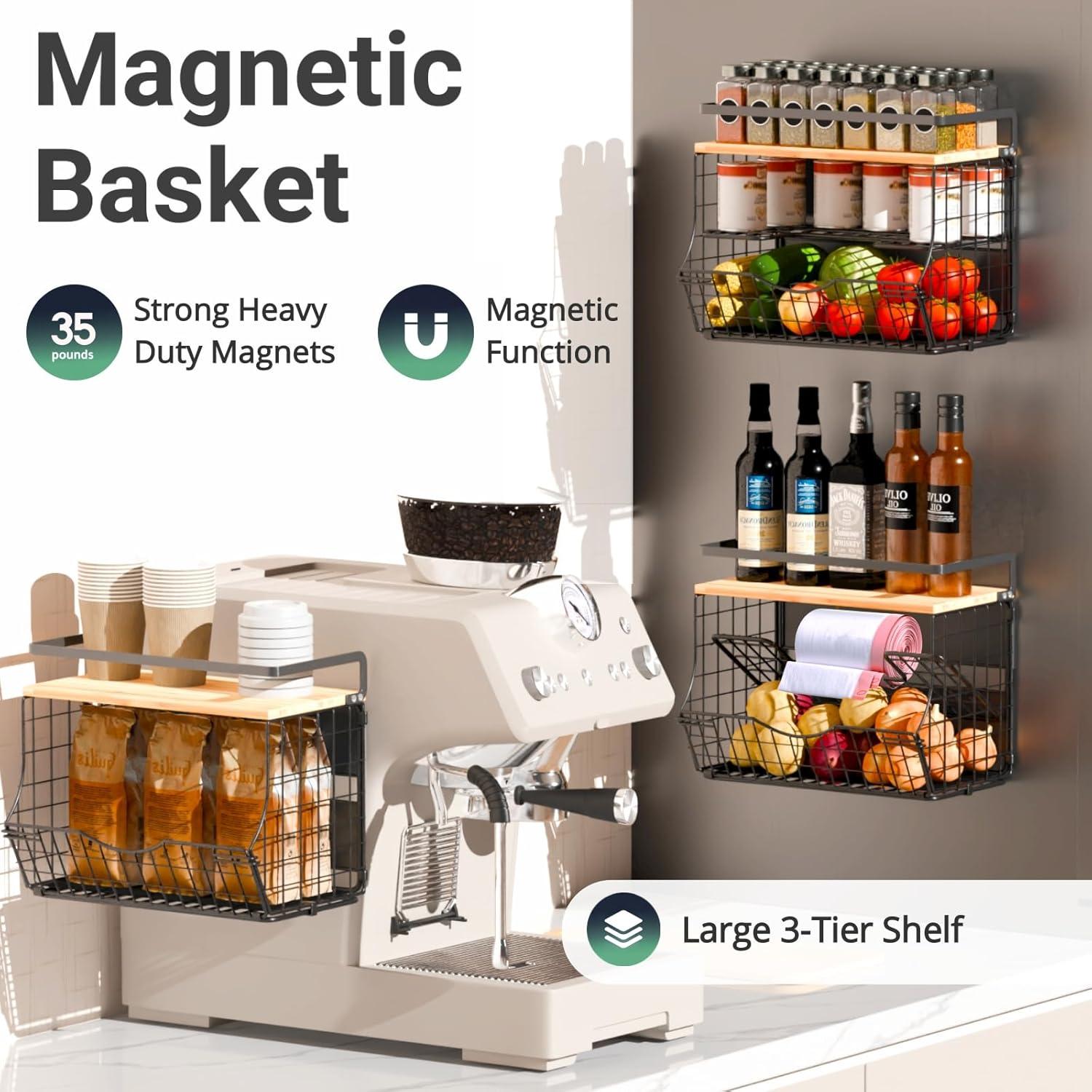 Estante Magnético NRSVIAN 3 Niveles con Divisor Ajustable 15kg