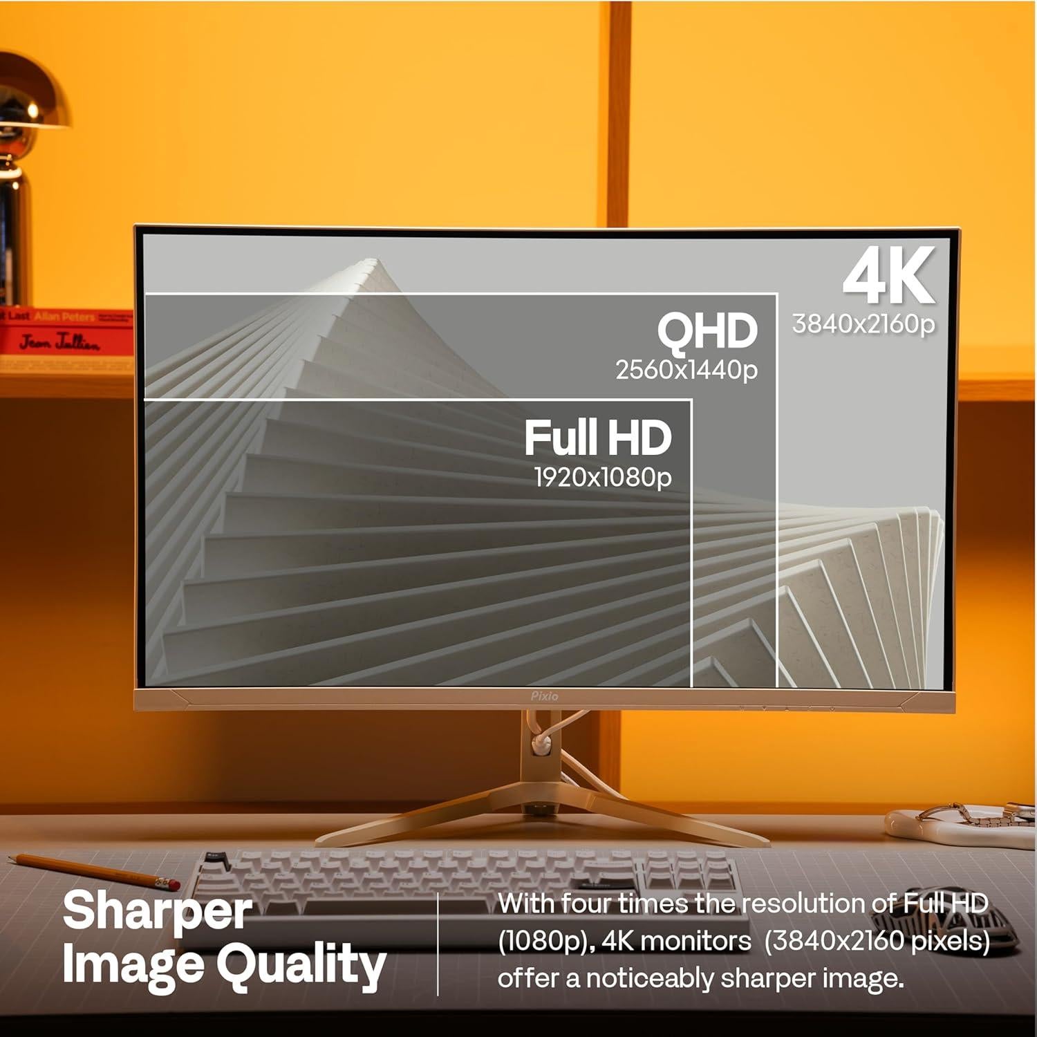 Monitor Pixio PX27U Wave Beige 27" 4K 160Hz 1ms IPS